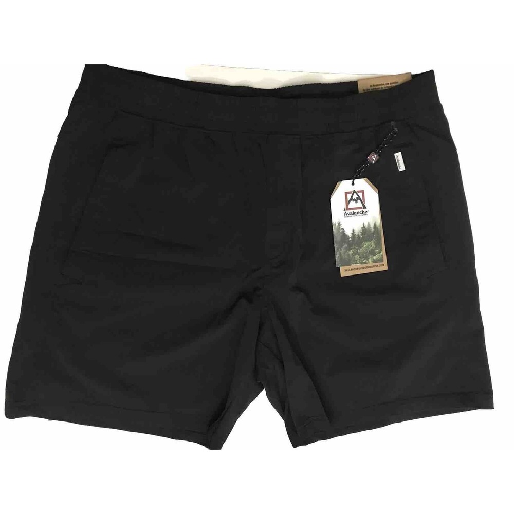 Avalanche Men’s Shorts Black Outdoor  Sz Large Beach Vacation NWT Style CAM570A